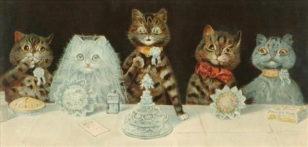 Louis Wain : mariage de chats