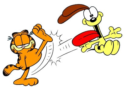 Garfield le célèbre chat roux et gourmand