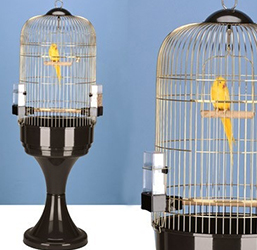 Cage sur pied pour oiseau